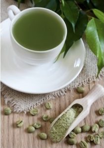 Green coffee tea